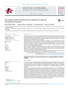 Can Salaries and Re-Election Prevent Political Corruption? an Empirical Evidence