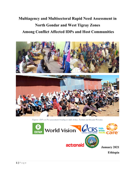 Multiagency and Multisectoral Rapid Need Assessment in North Gondar and West Tigray Zones Among Conflict Affected Idps and Host Communities