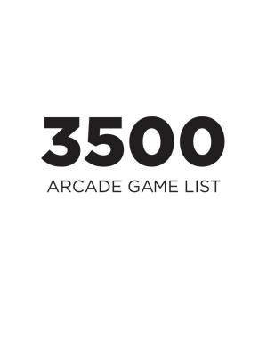 3500-Arcadegamelist.Pdf