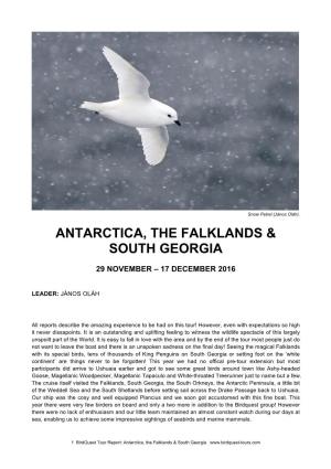 Antarctica, the Falklands & South Georgia