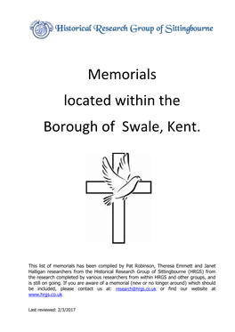 Swale Memorials List