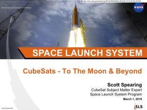 Space Launch System Program March 1, 2018