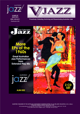 VJAZZ 67 AUG 2015 Proactively Collecting, Archiving and Disseminating Australian Jazz