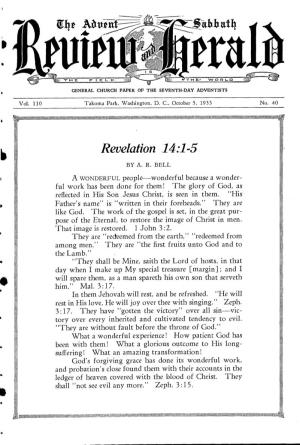 Revelation 14:1-5