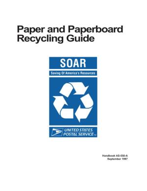Paper and Paperboard Recycling Guide