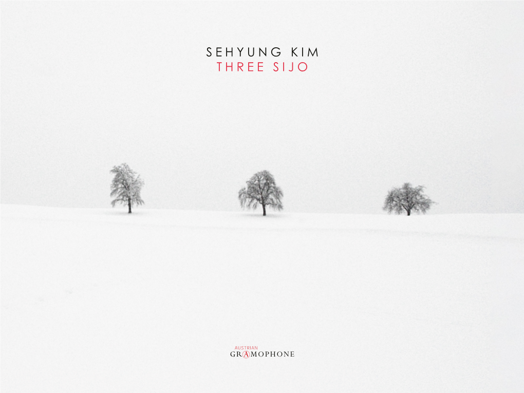 SEHYUNG KIM — Three Sijo