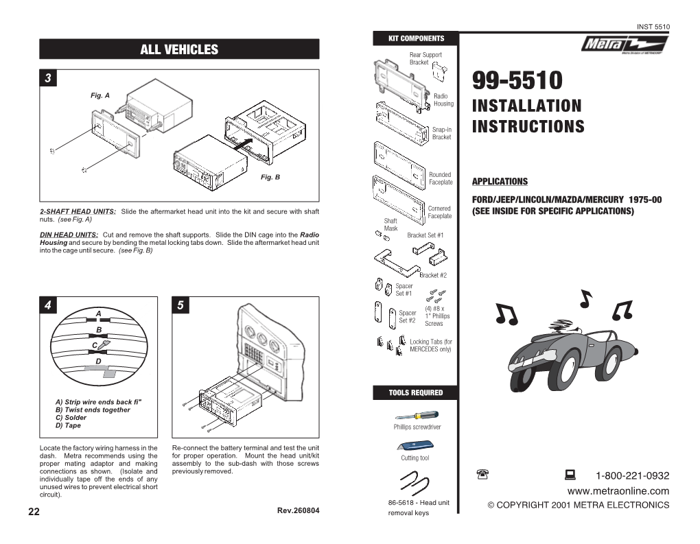 Installation Instructions for ALL Trim Bezel and Remove