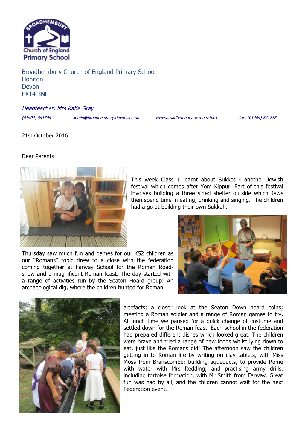 Broadhembury Church of England Primary School Honiton Devon EX14 3NF