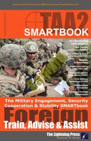 The Military Engagement, Security Cooperationsample & Stability Smartbook