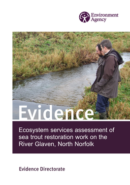 Ecosystem Services Assessment of Sea Trout Restoration Work on the River Glaven, North Norfolk