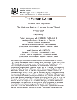 The Venous System