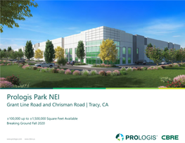 Prologis Park NEI Grant Line Road and Chrisman Road | Tracy, CA