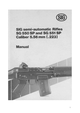 SG 550 Manual