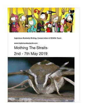 Mothing the Straits 2-7 May 2019 Checklist