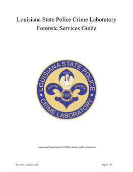 Forensic Lab Services Guide