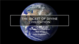 The Secret of Divine Civilization