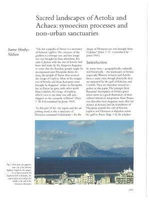 Synoecism Processes and Non-Urban Sanctuaries