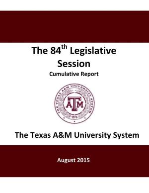 84Th Legislative Session TAMUS Cumulative Report