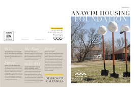Anawim Newsletter