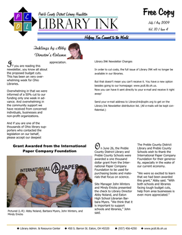 Julyaug Newsletter Full Version 2009