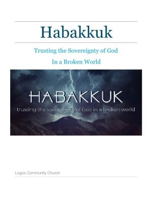 Habakkuk Study Guide
