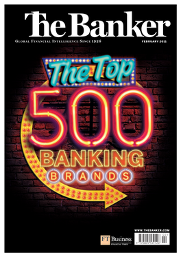 The Banker’S Top 500 Banking Brands Listing Ranks the Leading Names