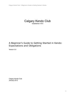 Kendo Beginners Guide 20120124