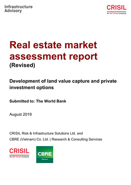 Real Estate Market Assessment Report (Revised)