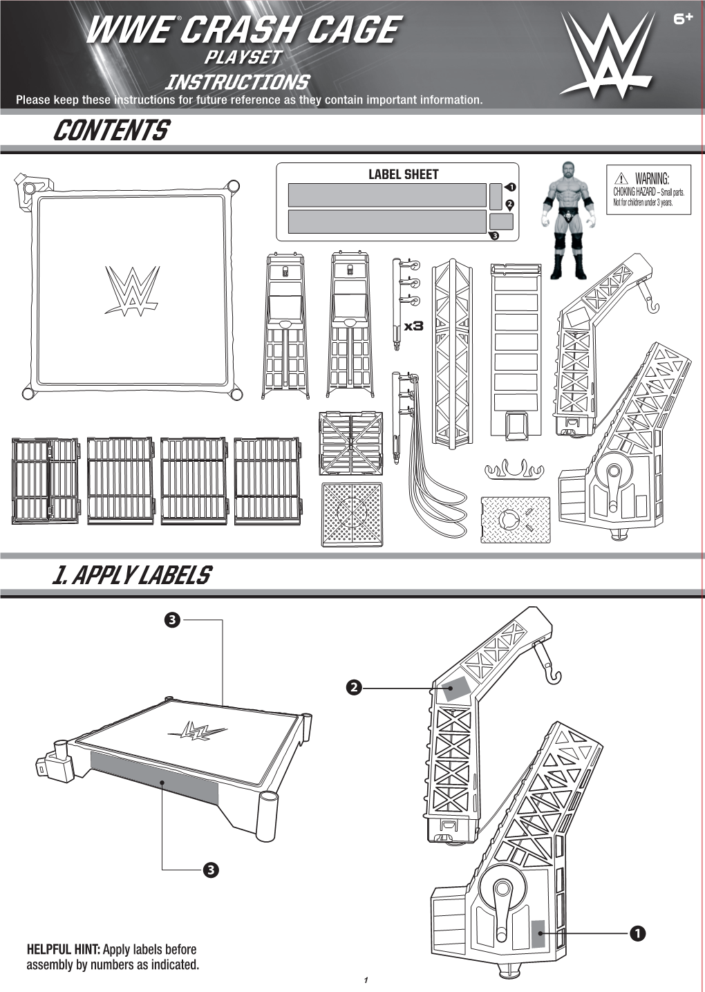 Wwe Crash Cage Playset