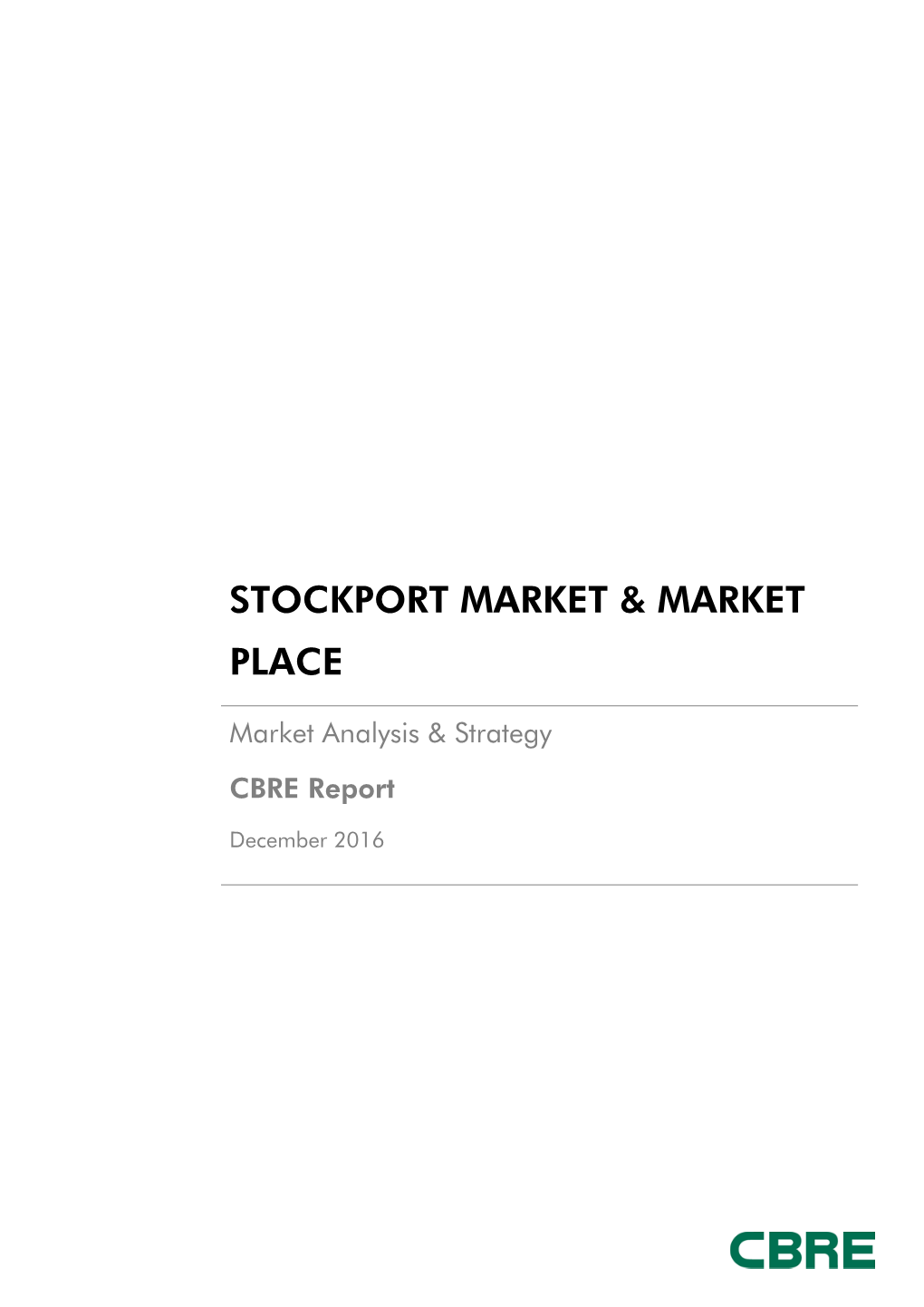 Stockport Market & Market Place