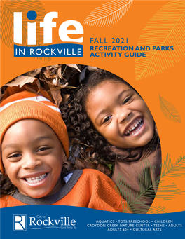 Fall 2021 Recreation and Parks Activity Guide