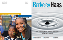 The Berkeley-Haas Defining Principles Ripple Far and Wide