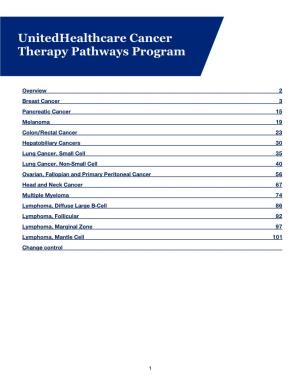 Unitedhealthcare Cancer Therapy Pathways Program Regimens