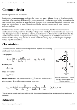 Common Drain - Wikipedia, the Free Encyclopedia 10-5-17 下午7:07