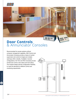 Door Controls & Annunciator Consoles