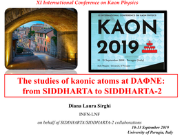 The Studies of Kaonic Atoms at DAΦNE: from SIDDHARTA to SIDDHARTA-2