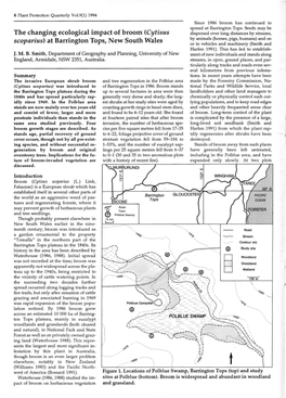 The Changing Ecological Impact of Broom (Cytisus Scoparius) At