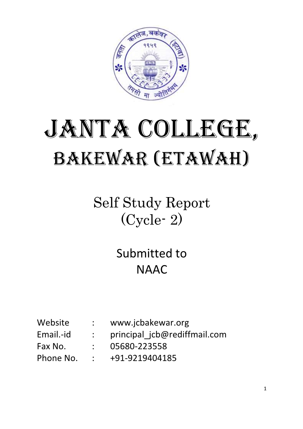 Manual for Self-Study Colleges.Pmd