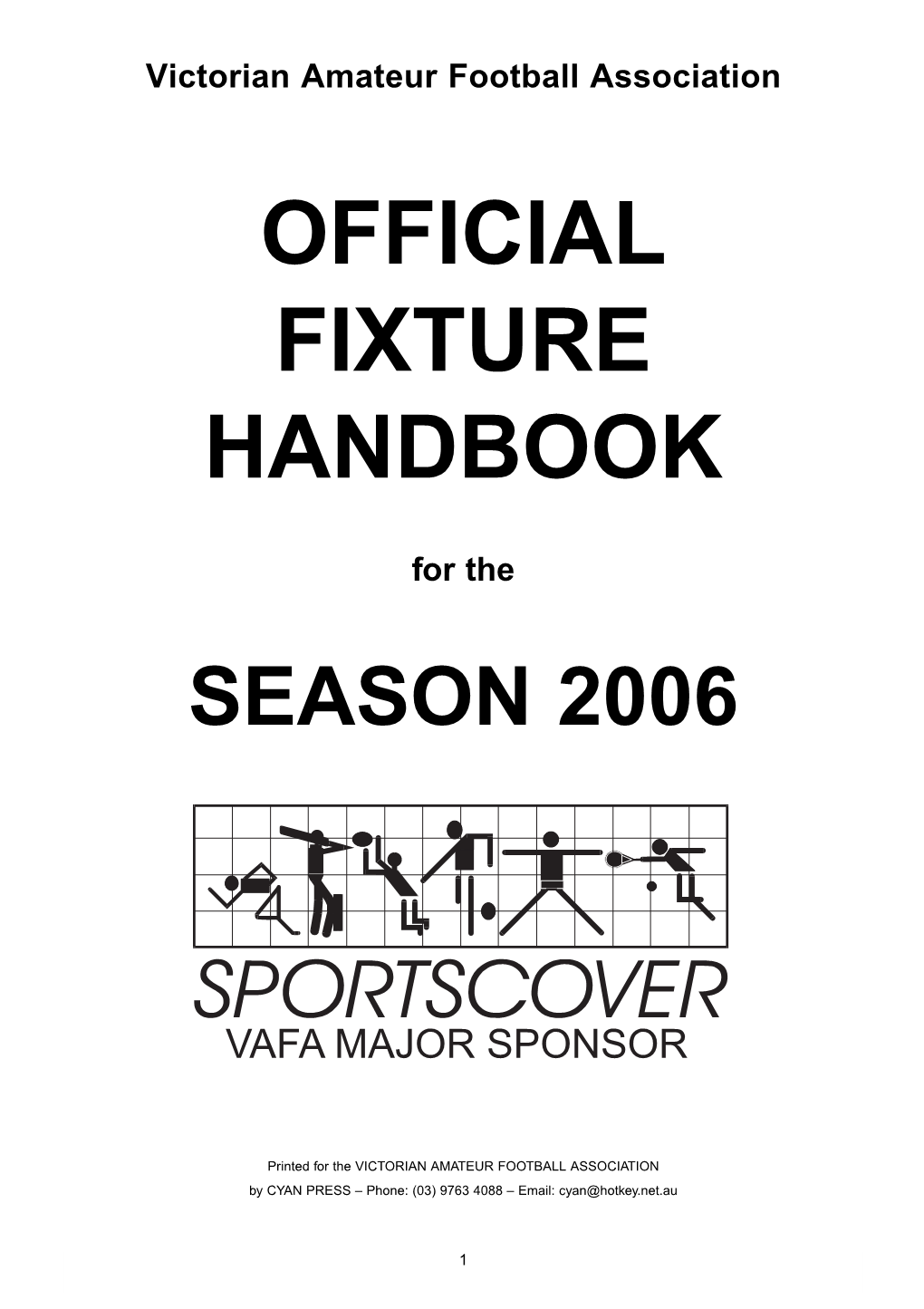 Official Fixture Handbook