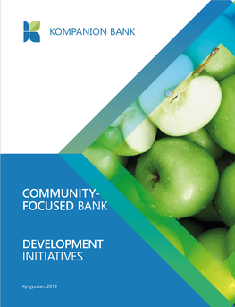 Community- Focused Bank Development Initiatives