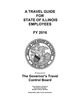 Travel Guide for State of Illinois Employees