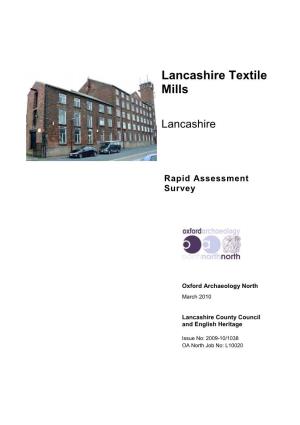Lancashire Textile Mills Rapid Assessment Survey 2010
