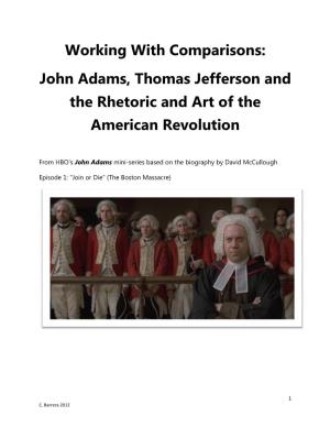 John Adams Thomas Jefferson Physical Characteristics