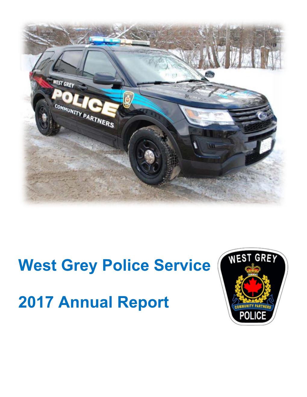 About the West Grey Police Service 5