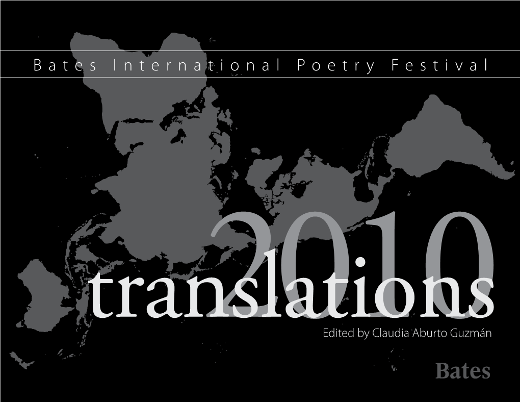 Bates International Poetry Festival