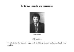 9. Linear Models and Regression Objective