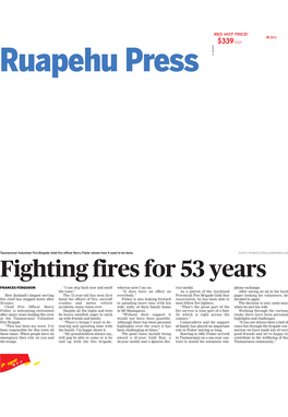 Fighting Fires for 53 Years