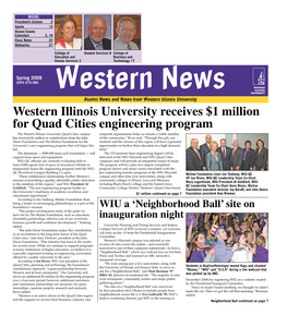 Western Illinois University Receives $1 Million for Quad Cities Engineering