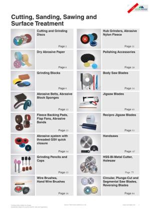 Cutting, Sanding, Sawing and Surface Treatment Cutting and Grinding Hub Grinders, Abrasive Discs Nylon Fleece
