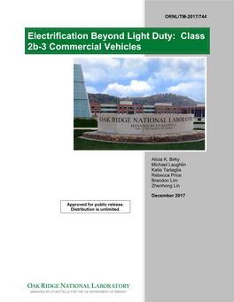 Class 2B-3 Commercial Vehicles